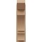 Ekena Millwork 7 1/2-in W x 18-in D x 30-in H Balboa Slat Rough Cedar Woodgrain TimberThane Outlooker, Primed Tan OUTUR075X18X30BOA24RCPR - alternate 3